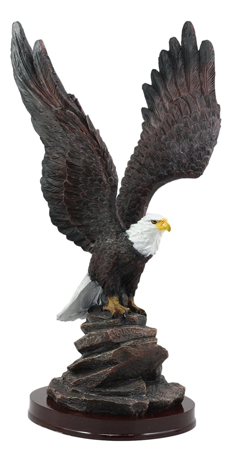 バーゲンで EbrosギフトWildlife Habitat Bald Eagle Family in Nest Statue 12?