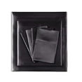 thumbnail image 4 of Comfort Classics Black Satin 6 Piece Sheet Set, Queen, 4 of 9