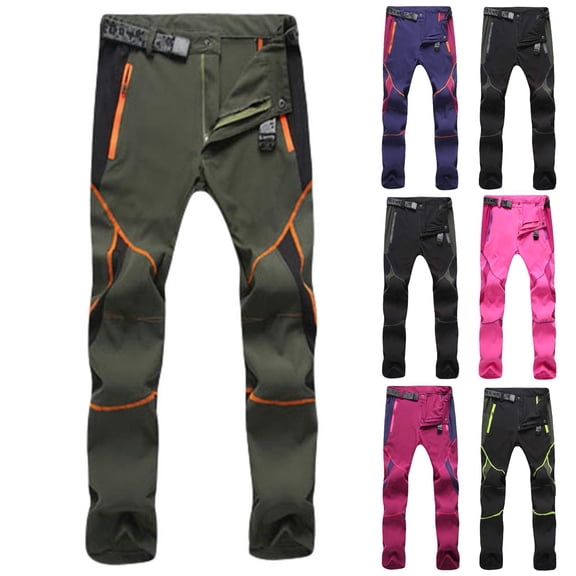 Men's Outdoor Quick Dry Hiking Pants Windproof Couple Casual Trousers