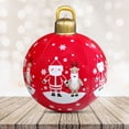 thumbnail image 4 of Bola de Navidad inflable de PVC iluminada, bola decorada de Navidad inflable grande para exteriores de 24 pulgadas con soporte remoto de luz, 4 of 4