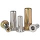 thumbnail image 4 of 25 Pack 1/4-20 x .020-.280 Gold Zinc Finish Steel Pre-Bulbed Shank Rivet Nuts, 4 of 4