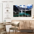 thumbnail image 5 of Elephant Stock Lake Louise Landscape Wall Art - Horizontal Multi Panel Canvas - Living Room Wall Decor - Nature Multi Panel - Blue And Green Decor - 45" x 28", 5 of 8