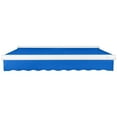 thumbnail image 6 of Awntech 8' x 6.5' Full Cassette Left Motorized Patio Retractable Awning, Bright Blue, 6 of 7