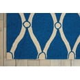 thumbnail image 4 of Nourison Portico Geometric Navy 5' x 7'6" Area Rug, (5x8), 4 of 6