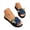 Blue, variant on Flower Dressy Sandals for Women Yoga Mat with Arch Support Comfortable Cushion Casual Slides Summer Slip on Slippers Size 6-9
