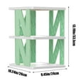 thumbnail image 3 of AuroraX Stackable Shoe Rack Narrow 3 Tier Small Tower Shoe Rack Organizer Free Standing Green Sturdy Corner Space-Saving Shoe Storage Organizer for Closet,Entryway,Door, 3 of 6
