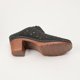 thumbnail image 4 of Correas de Tacón para Tacones Altos Zapatillas de Mula Casuales de Pie Cerrado de Moda con Tacón de Bloque de Corte Ventilado para Tacones Altos de las Mujeres, 4 of 9