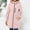 Pink, variant on Brondbend Jacket for Women Trendy Women's Hooded Long Sleeved Loose Casual Windproof Windbreaker Jacket Plus Size Fall Winter Fashion Party Outdoor Outerwear,Army Green