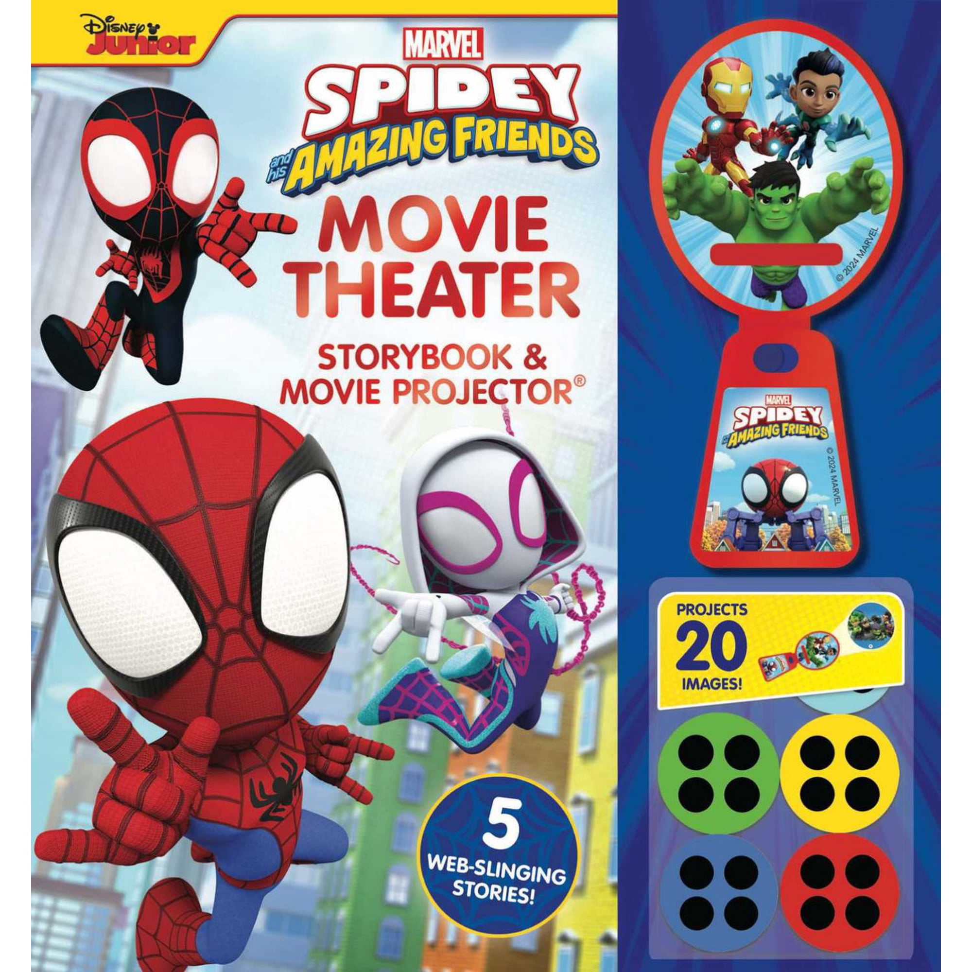 Marvel Spidey and His Amazing Friends: Movie Theater Storybook and Movie Projector (Hardcover)