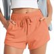 thumbnail image 2 of Pantalones Cortos Deportivos para Mujer con Bolsillos, de Algodón Francés, con Cordón Ajustable, para Hacer Ejercicio en Verano, Informales y Cómodos. Coral XXL, 2 of 8