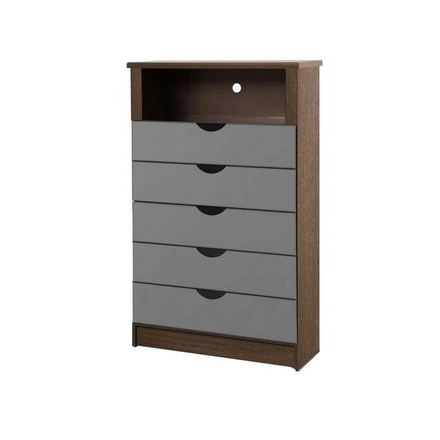 Cajonera Kessa Muebles Zarauz 5 Cajones Tabaco