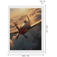 thumbnail image 2 of Diamond Art Kits for Adults - Airplane Flight Sunset Clouds Sky 5d Diamond Painting for Adults, Diamond Art for Adults Beginners, Frameless Diamond Painting Kits for Adults for Home Wall Decor, 2 of 7