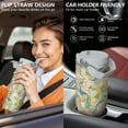 thumbnail image 5 of 30oz Handheld Travel Tumbler with Handle – Double Wall Stainless Steel Insulated Cup, Flip Straw Lid, Leak-Proof & BPA-Free for Hot and Cold Drinks – Durable Coffee & Juice Mug Pink, 5 of 7
