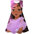 thumbnail image 1 of Disney Encanto Costume Princess Dress Suit Charm for Girls Cosplay Isabela Mirabel Carnival Birthday Party Christmas Girls Frock3T Gao Jinjia LED, 1 of 2