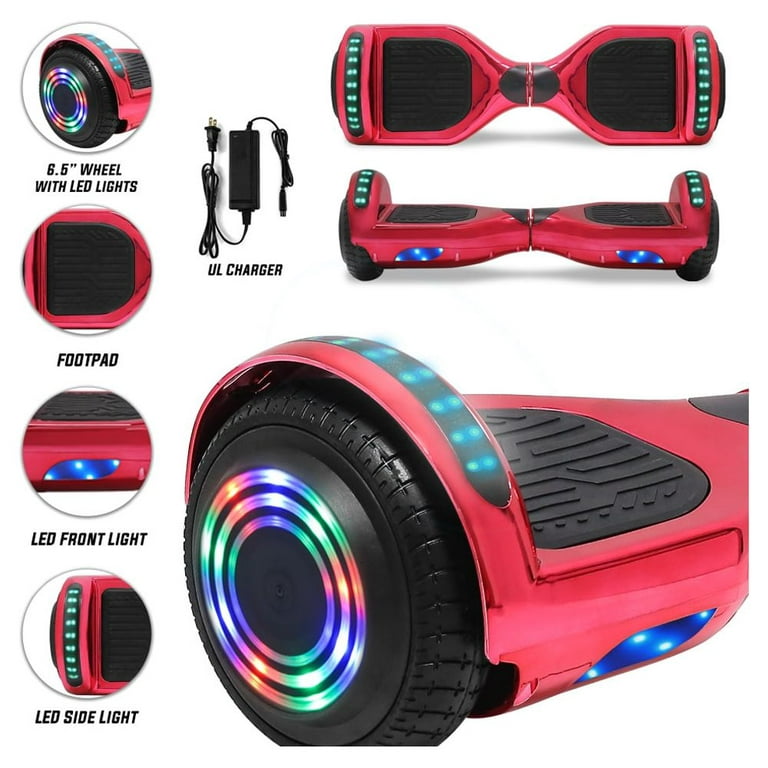 CHO Electric Hoverboard Smart Self Balancing Scooter with Built in