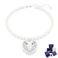 thumbnail image 1 of COLLAR SWAROVSKI ARIANA GRANDE CRISTALES CRYSTAL PEARL PERLAS TALLA DE CORAZON GRANDE, 1 of 6