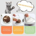 thumbnail image 4 of Combinación de juguetes para mascotas, tres bolas para gatos, bola para lamer menta, divertido juguete interactivo para gatos (3 en 1 - gris), 4 of 5