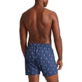 thumbnail image 5 of Polo Ralph Lauren Mens Classic Fit Woven Cotton Boxers (Medium,Navy/Yellow/Blue), 5 of 6