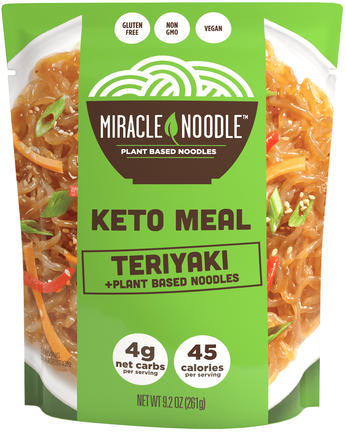 Miracle Noodle Teriyaki Keto Meal 9.2 oz (Pack of 6)
