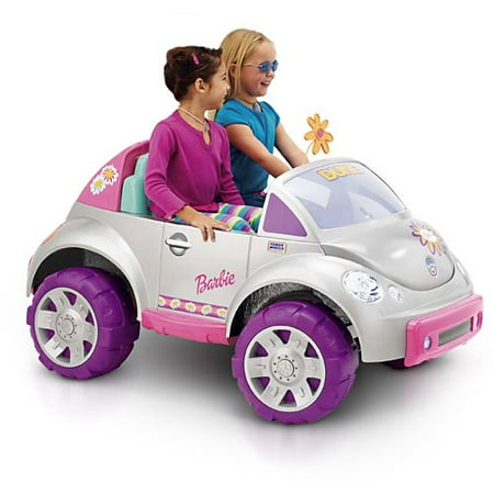 Fisher-Price Power Wheels Barbie 12-Volt VW Dune Beetle