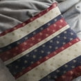 thumbnail image 2 of Plutus Stars and Stripes Handmade USA Flag Pillow, 2 of 6