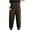 Khaki-06, variant on REALiKUN Womens Padded Quilted Sweat Pants Fall Winter Warm Casual Baggy Skinny Pants Solid Elastic Waist Lounge Trousers