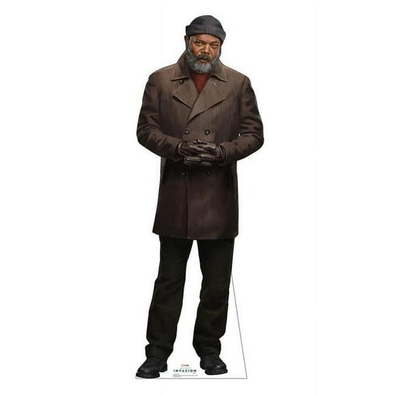 74 x 26 in. Nick Fury Secret Invasion Life-Size Cardboard Cutout