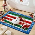 thumbnail image 4 of FastXmas Christmas Woven Door Mat Decoration,Santa Pine-Tree Redindeer Pattern Non-Slip Xmas Door Welcome Mat Washable Winter Doormat Rugs for Indoor Outdoor Bathroom Entrance Decor(15.7x23.6 In), 4 of 6