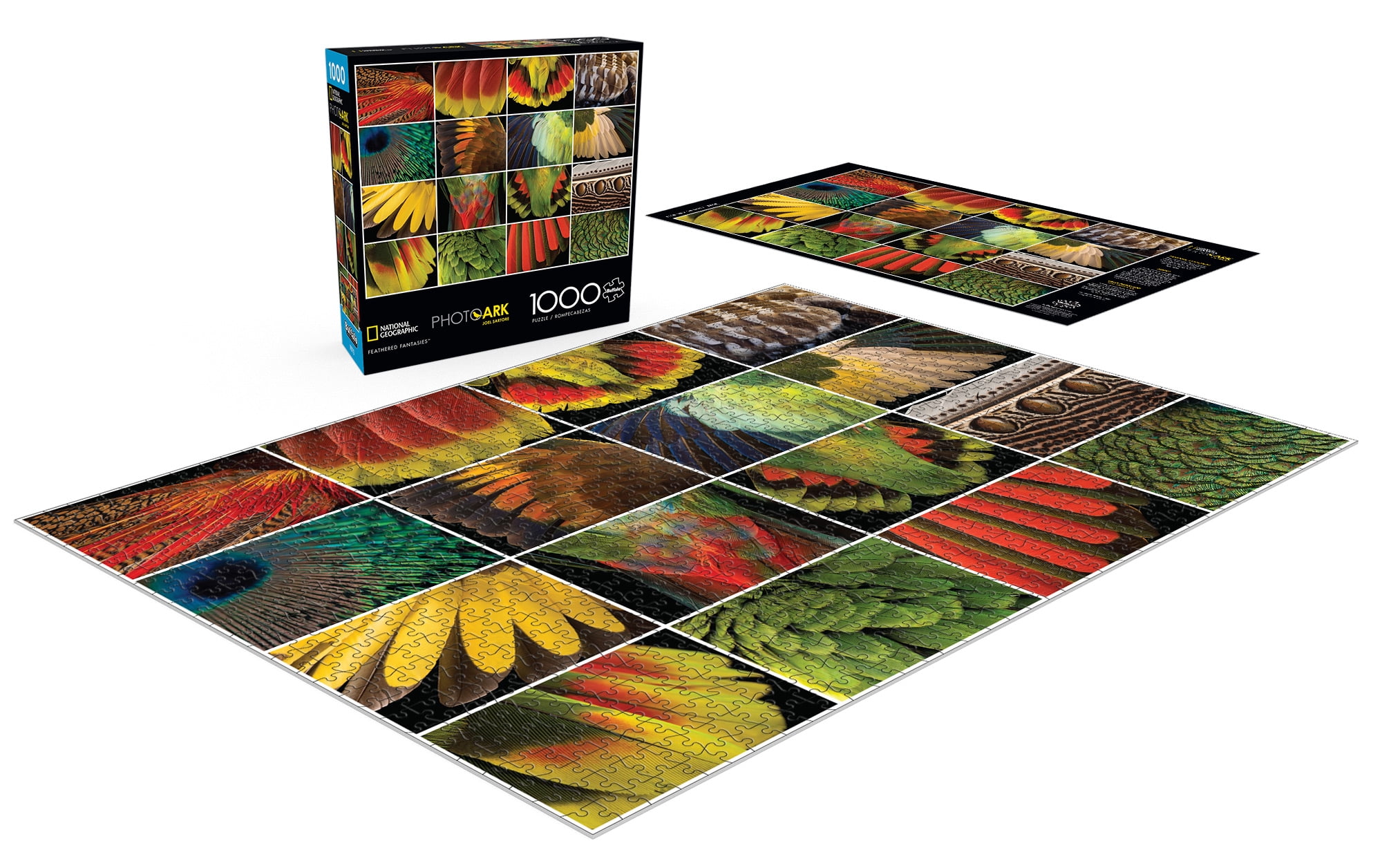 Buffalo Games 1000-Piece National Geographic Feathered Fantasies Interlocking Jigsaw Puzzle