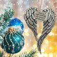 thumbnail image 4 of KCEHTA Angel Wings Christmas Ornaments, Angel Wings Ornaments for Christmas Tree, Memorial Christmas Tree Hanging Ornaments, Christmas Remembrance Ornament for Home Party Decorations, 4 of 7