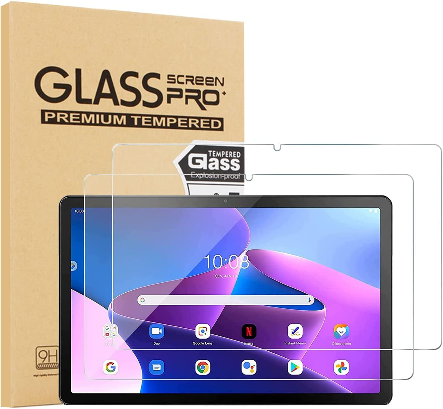 [2 Pack] EpicGadget Screen Protector for Lenovo Tab M10 Plus 10.6" (3rd