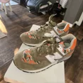 thumbnail image 2 of Men’s Size 9 New Balance Orange And Green Camo 576, 2 of 5
