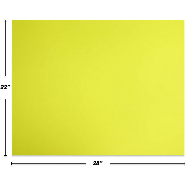 Emraw Poster Board Lightweight Craft Backing Boards for Presentations Office Sign Blank Painting Board Smooth Surface Poster Sheets for School Pack