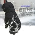 thumbnail image 4 of AWZXDE Winter Windproof Warm Gloves for Boys and Girls - Outdoor Skiing and Snowboarding Mittens for Kids Black,11-16 Years, 4 of 8
