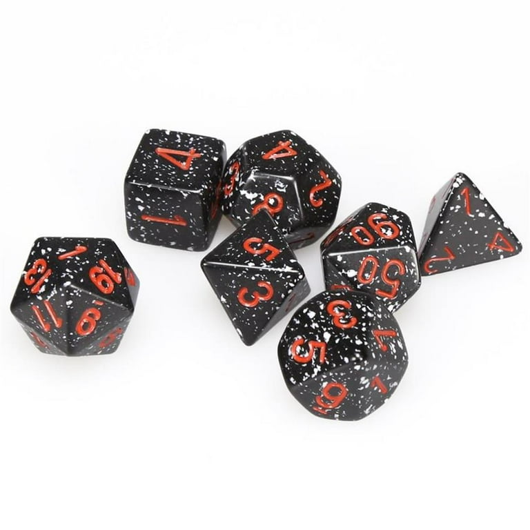 Chessex CHX25308 Dice - Speckled: 7Pc Space Chessex CHX25308 Dice - Speckled: 7Pc Space