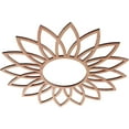 thumbnail image 2 of Ekena Millwork 18"OD x 6 1/4"ID x 1/4"T Daisy Wood Fretwork Pierced Ceiling Medallion, Cherry, 2 of 3
