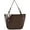 Dark Coffee, variant on CoCopeaunt Vintage PU Leather Tote Bag Purse for Women Chic Large Shoulder Bag Removable Riband