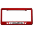 thumbnail image 1 of The Dominican Republic Love with Hearts License Plate Tag Frame, Multiple Colors, 1 of 1