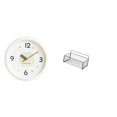 thumbnail image 1 of Reloj de pared,Reloj de pared decorativo,moderno y elegante,cesta de almacenamiento colgante,Cesta organizadora de pared colgante tipo armario,Estantes de pared estilo rústico, 1 of 8