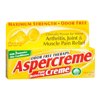 Aspercreme Pain Relieving Odor Free Therapy Creme With Aloe - 1.25 Oz, 6 Pack