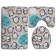 thumbnail image 1 of Juego de alfombras de baño ABPHQTO Pingüinos divertidos de nieve 3 piezas, 1 of 2