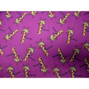 SheetWorld Fitted 100% Cotton Flannel Travel Crib Light Sheet (Fits BabyBjorn), Baby Animals