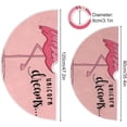 thumbnail image 3 of GZHJMY Flamingo Christmas Tree Skirt Home Decoration Large Round Christmas Tree Skirt for Holiday Party Home Christmas Day Ornaments, 35.4", 3 of 6