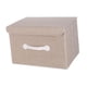 thumbnail image 2 of Contenedores de almacenamiento apilables Caja de almacenamiento Organizadores de armario de gran capacidad Tela Caqui 38cm, 2 of 9