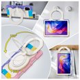 thumbnail image 4 of FJLBDE Case for Xiaomi Redmi Pad 2 2025 11 inch with 360 Kickstand, Shoulder Strap Carrying Protective Cover, Multicolor Pink, 4 of 6