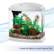 Aqueon LED MiniBow 2.5 SmartClean Aquarium Kit White