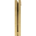thumbnail image 4 of 4"W x 8"D x 24"H Thin Alma Rough Cedar Woodgrain TimberThane Corbel, Primed Tan, 4 of 6