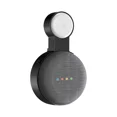 thumbnail image 1 of Soporte de pared para Google Home Mini asistente de voz, accesorios de gestión de arnés de altavoz inteligente (blanco), negro con puerto de interruptor, 1 of 8