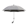 thumbnail image 2 of Sombrilla para cochecito de bebé perfecl con Abrazadera 360 grados ajustable protección solar gris, 2 of 8