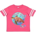 thumbnail image 3 of Inktastic Myrtle Beach Sea Turtle and Bubbles Boys or Girls Toddler T-Shirt, 3 of 5